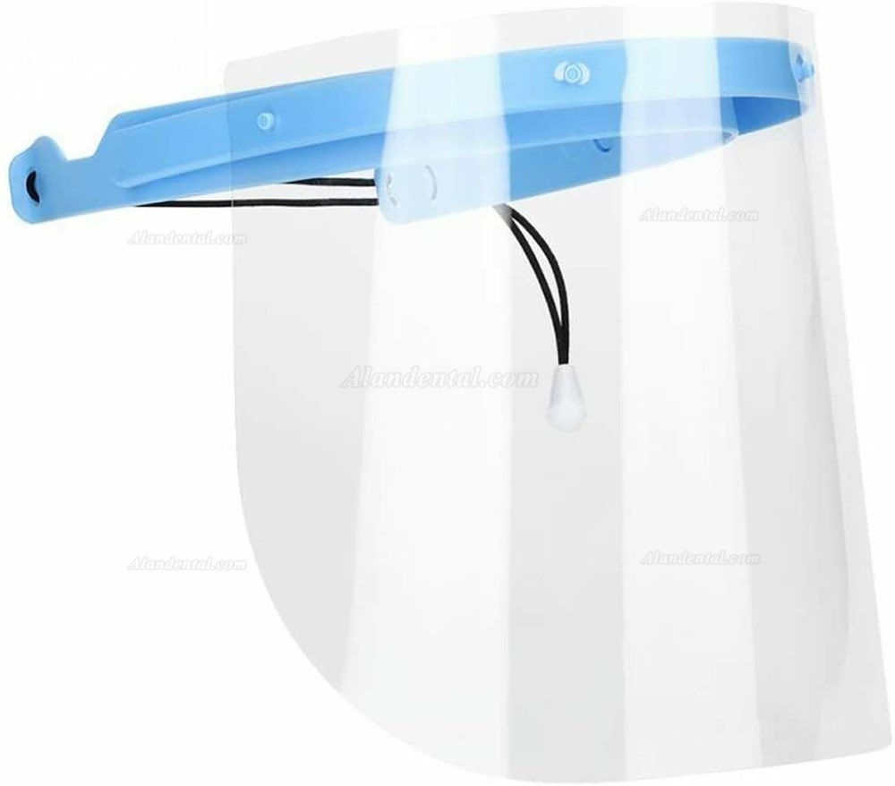 Safety Face Shield w/ Clear Flip-up Visor Dental Medical (1 Frame+10 Visors)